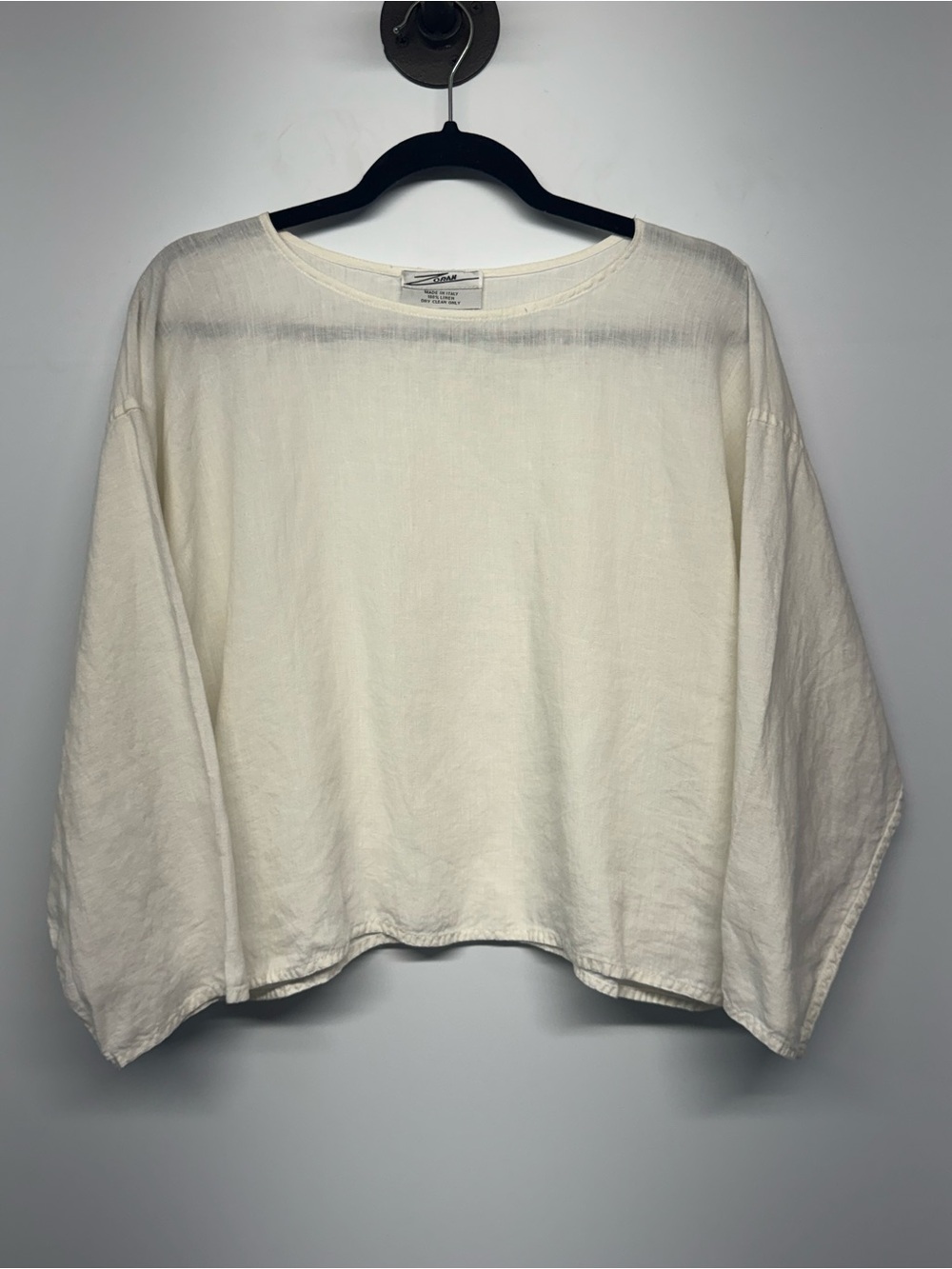 1999 Zoran Italian Linen Boxy Top